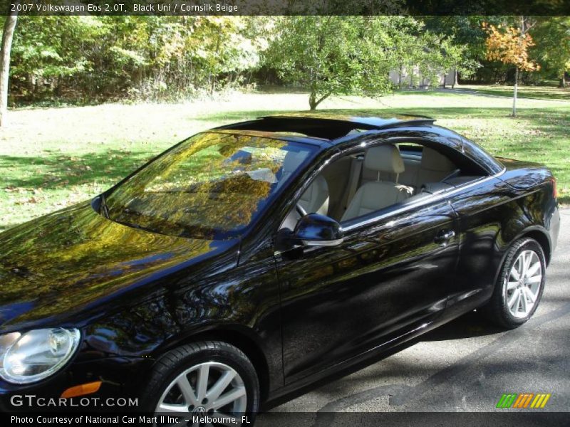 Black Uni / Cornsilk Beige 2007 Volkswagen Eos 2.0T