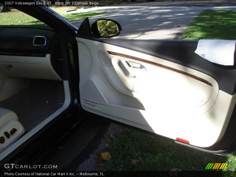 Black Uni / Cornsilk Beige 2007 Volkswagen Eos 2.0T