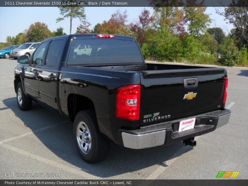 Black / Dark Titanium 2011 Chevrolet Silverado 1500 LS Crew Cab