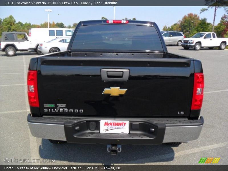 Black / Dark Titanium 2011 Chevrolet Silverado 1500 LS Crew Cab