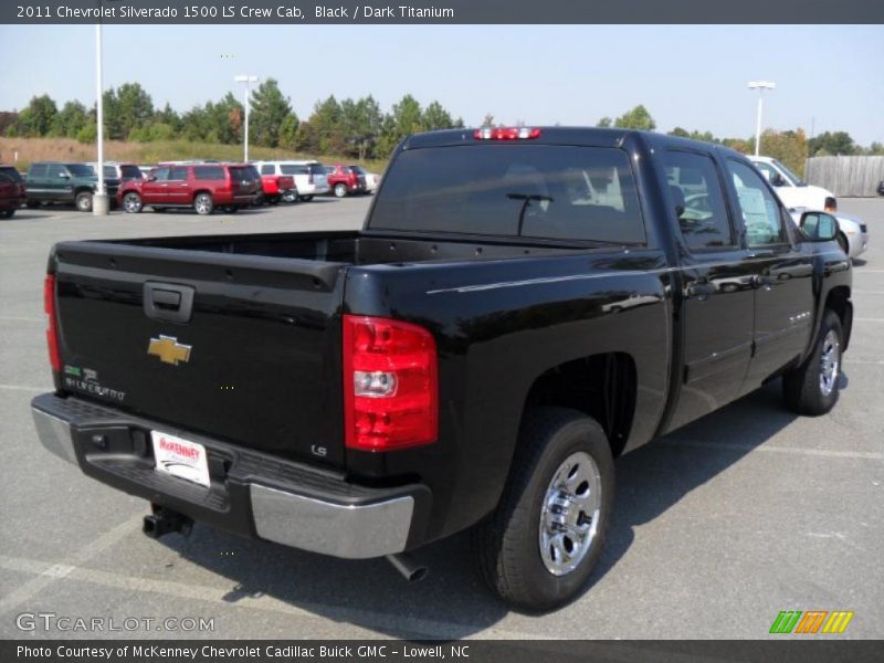 Black / Dark Titanium 2011 Chevrolet Silverado 1500 LS Crew Cab