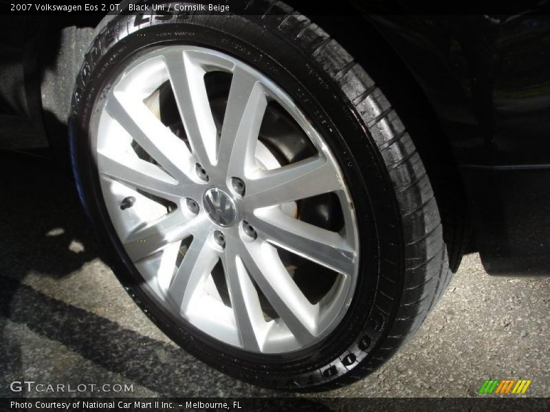 Black Uni / Cornsilk Beige 2007 Volkswagen Eos 2.0T