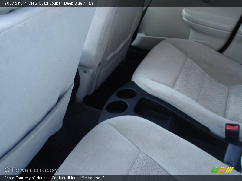 Deep Blue / Tan 2007 Saturn ION 3 Quad Coupe