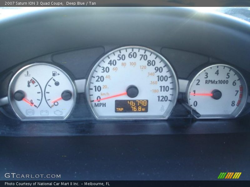  2007 ION 3 Quad Coupe 3 Quad Coupe Gauges