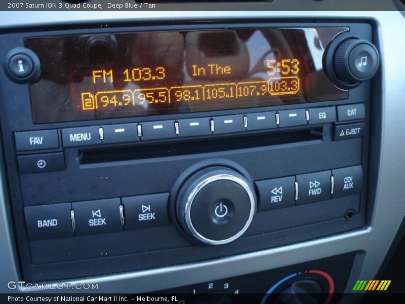 Controls of 2007 ION 3 Quad Coupe