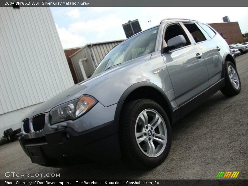 Silver Grey Metallic / Grey 2004 BMW X3 3.0i