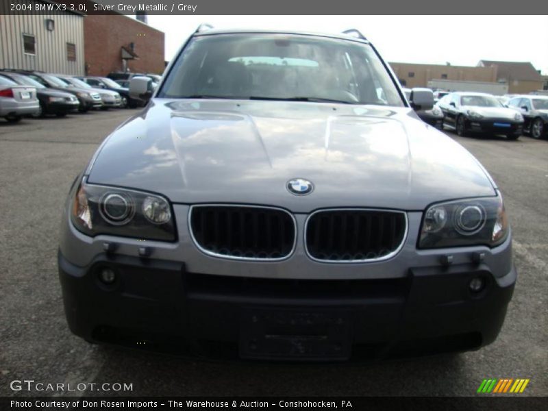 Silver Grey Metallic / Grey 2004 BMW X3 3.0i