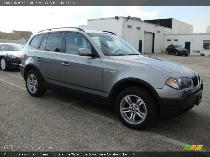 Silver Grey Metallic / Grey 2004 BMW X3 3.0i