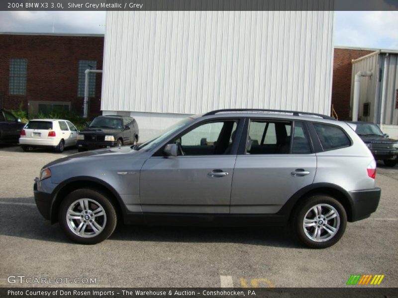 Silver Grey Metallic / Grey 2004 BMW X3 3.0i