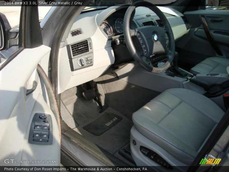 Silver Grey Metallic / Grey 2004 BMW X3 3.0i