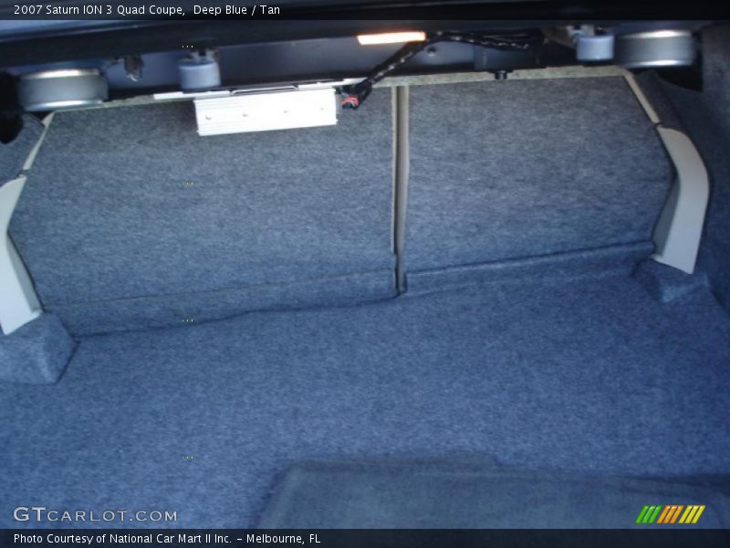 Deep Blue / Tan 2007 Saturn ION 3 Quad Coupe