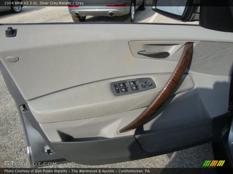 Silver Grey Metallic / Grey 2004 BMW X3 3.0i