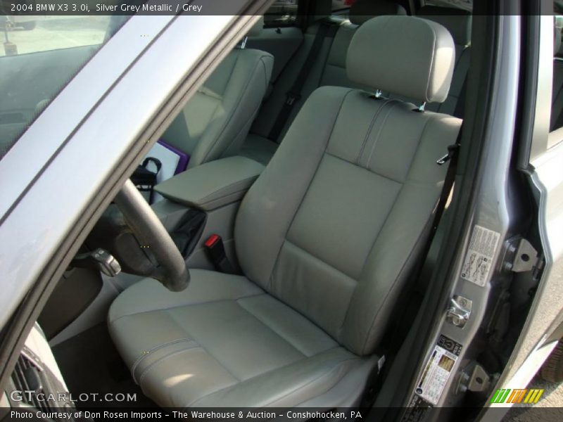 Silver Grey Metallic / Grey 2004 BMW X3 3.0i