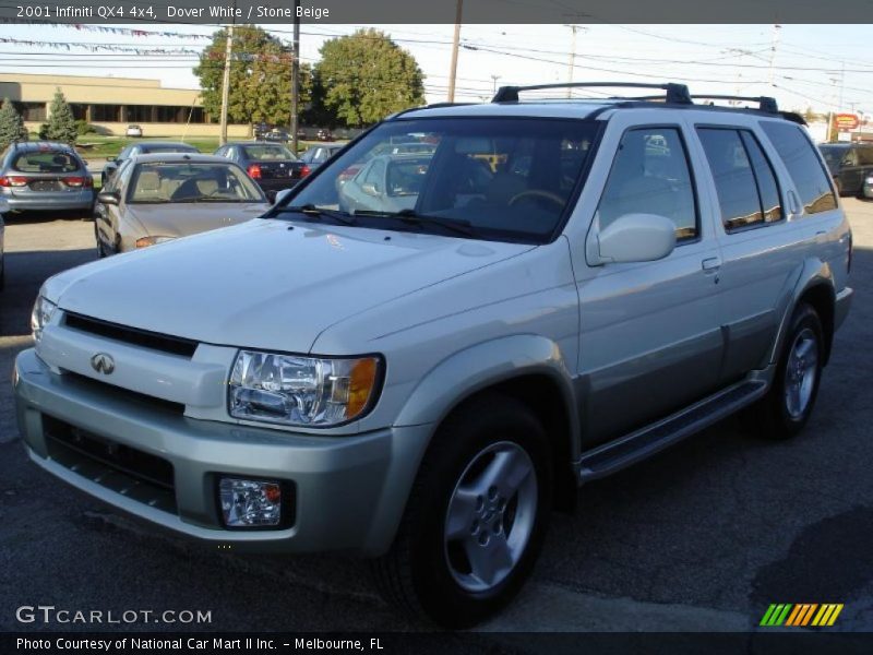 Dover White / Stone Beige 2001 Infiniti QX4 4x4
