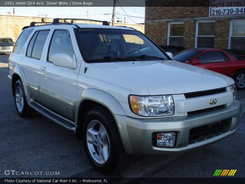 Dover White / Stone Beige 2001 Infiniti QX4 4x4