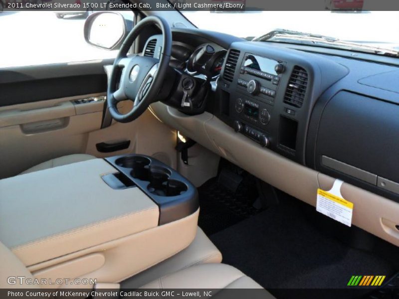 Black / Light Cashmere/Ebony 2011 Chevrolet Silverado 1500 LT Extended Cab