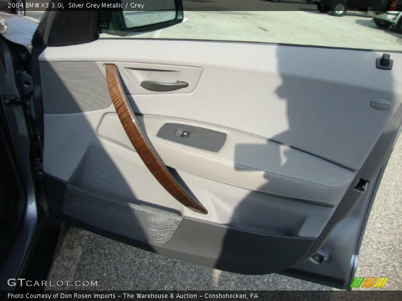 Silver Grey Metallic / Grey 2004 BMW X3 3.0i
