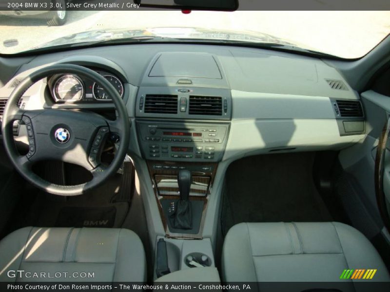 Silver Grey Metallic / Grey 2004 BMW X3 3.0i