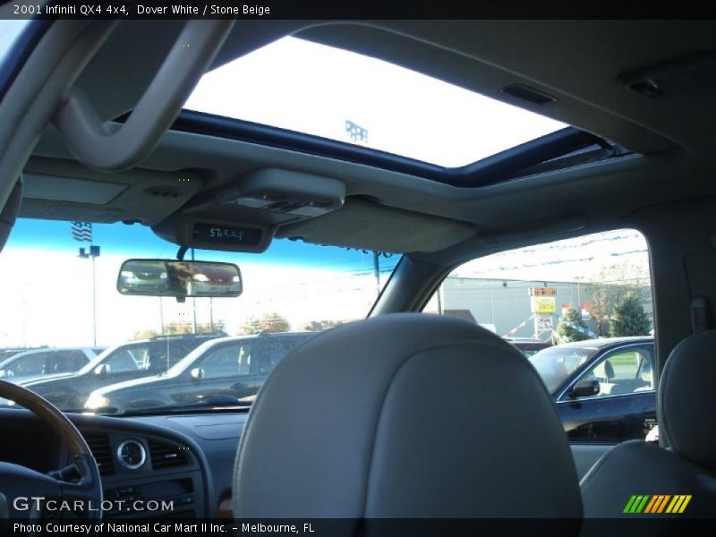 Dover White / Stone Beige 2001 Infiniti QX4 4x4
