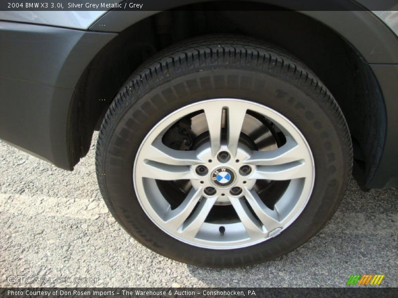 Silver Grey Metallic / Grey 2004 BMW X3 3.0i