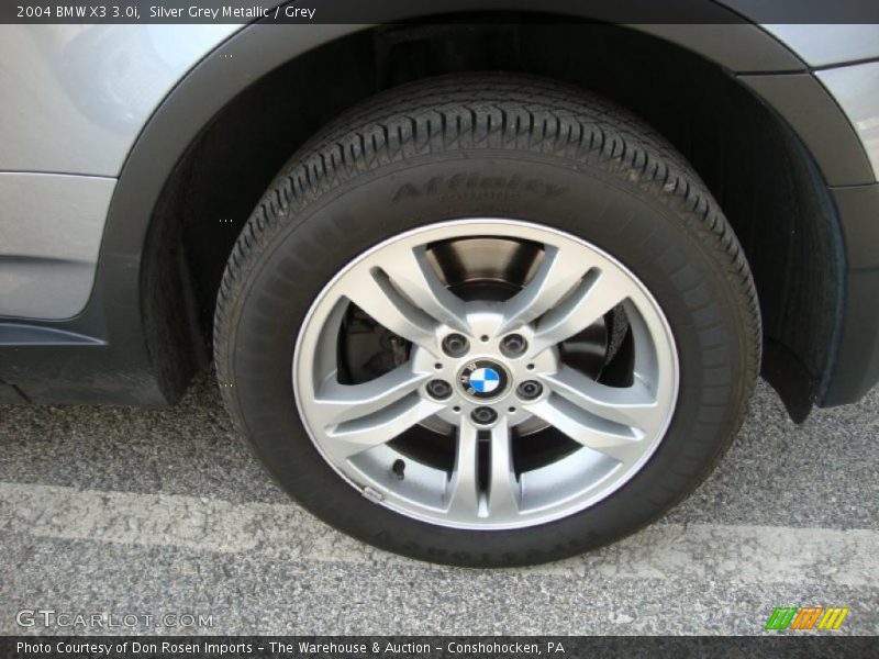Silver Grey Metallic / Grey 2004 BMW X3 3.0i