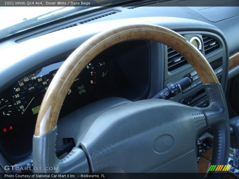 Dover White / Stone Beige 2001 Infiniti QX4 4x4