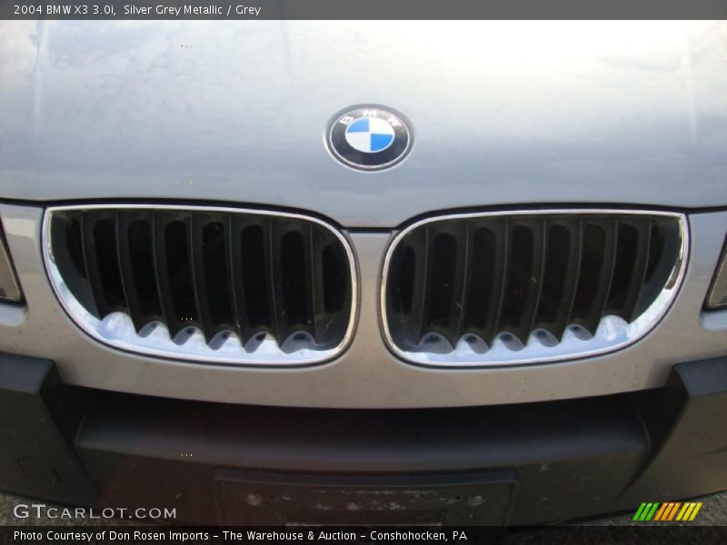 Silver Grey Metallic / Grey 2004 BMW X3 3.0i