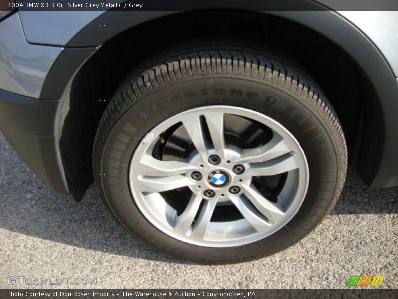Silver Grey Metallic / Grey 2004 BMW X3 3.0i