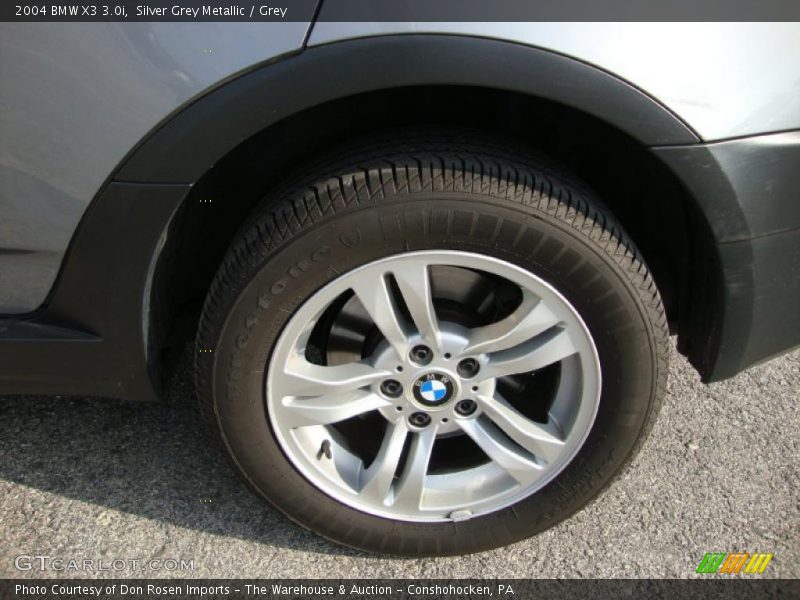 Silver Grey Metallic / Grey 2004 BMW X3 3.0i