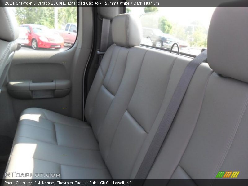 Summit White / Dark Titanium 2011 Chevrolet Silverado 2500HD Extended Cab 4x4