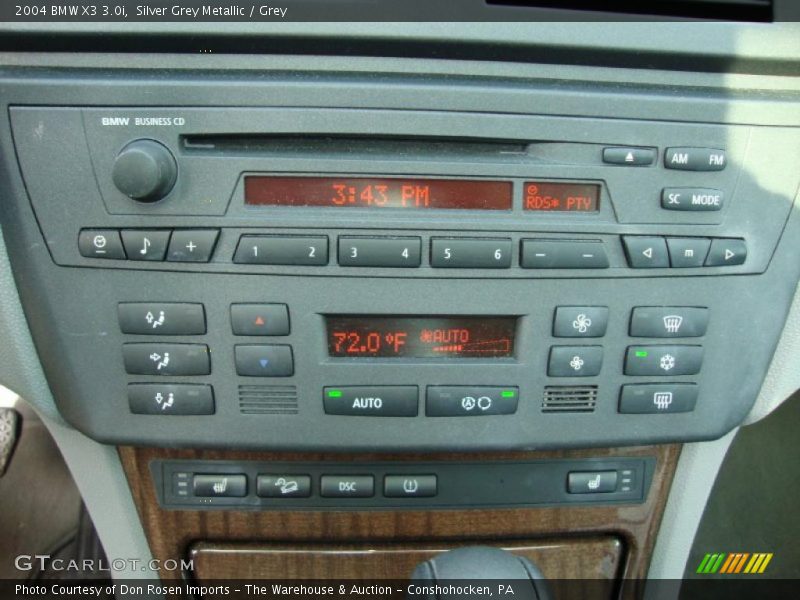 Silver Grey Metallic / Grey 2004 BMW X3 3.0i