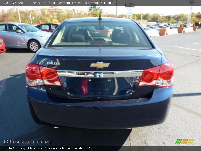Imperial Blue Metallic / Jet Black/Medium Titanium 2011 Chevrolet Cruze LS