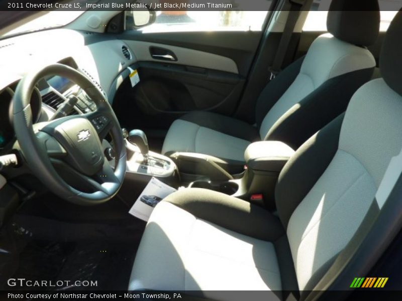 Imperial Blue Metallic / Jet Black/Medium Titanium 2011 Chevrolet Cruze LS