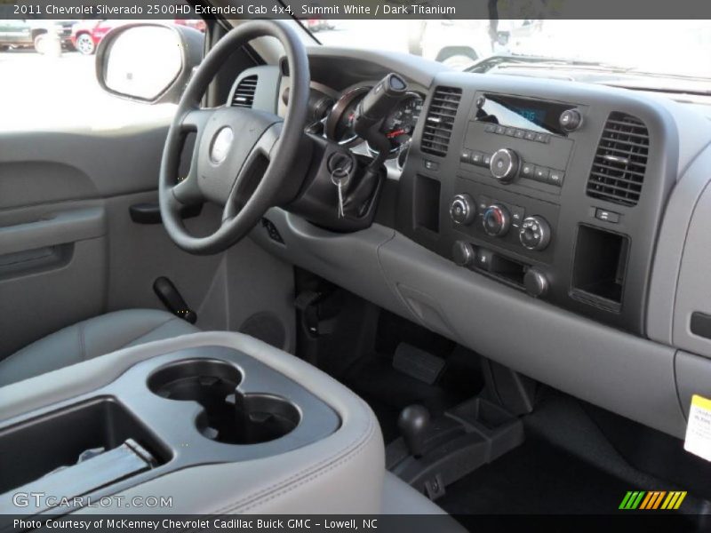  2011 Silverado 2500HD Extended Cab 4x4 Dark Titanium Interior