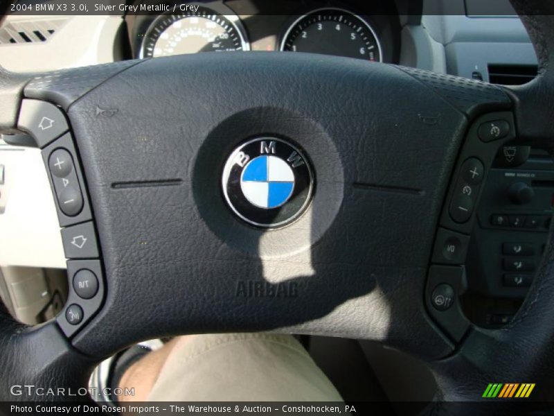 Silver Grey Metallic / Grey 2004 BMW X3 3.0i