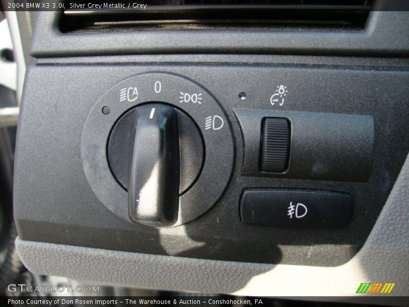 Silver Grey Metallic / Grey 2004 BMW X3 3.0i