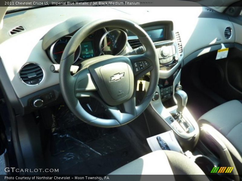 Imperial Blue Metallic / Jet Black/Medium Titanium 2011 Chevrolet Cruze LS