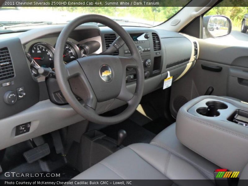  2011 Silverado 2500HD Extended Cab 4x4 Dark Titanium Interior