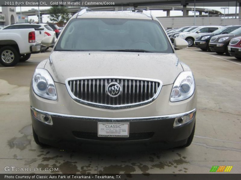 Gold Mist Metallic / Cashmere/Cocoa 2011 Buick Enclave CXL