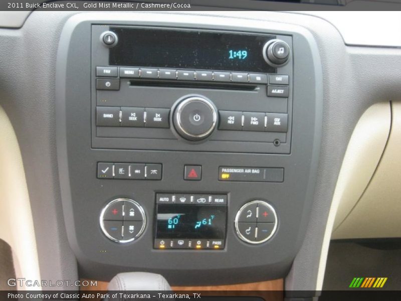 Gold Mist Metallic / Cashmere/Cocoa 2011 Buick Enclave CXL