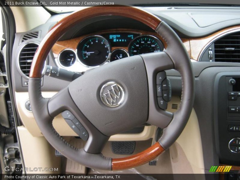 Gold Mist Metallic / Cashmere/Cocoa 2011 Buick Enclave CXL
