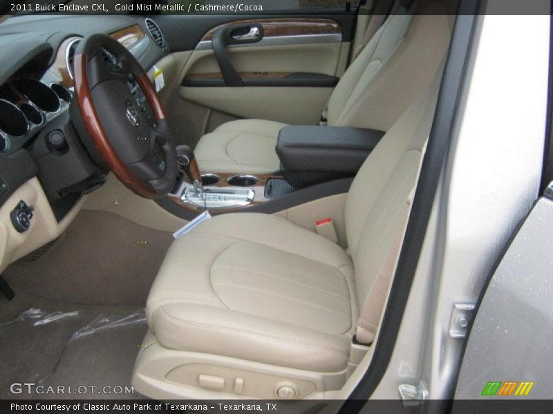 Gold Mist Metallic / Cashmere/Cocoa 2011 Buick Enclave CXL