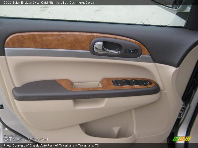 Gold Mist Metallic / Cashmere/Cocoa 2011 Buick Enclave CXL