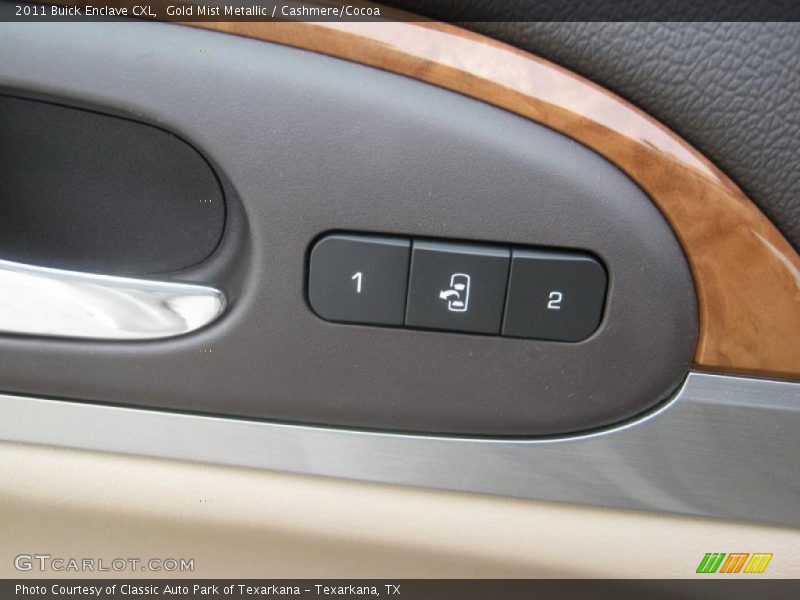Gold Mist Metallic / Cashmere/Cocoa 2011 Buick Enclave CXL