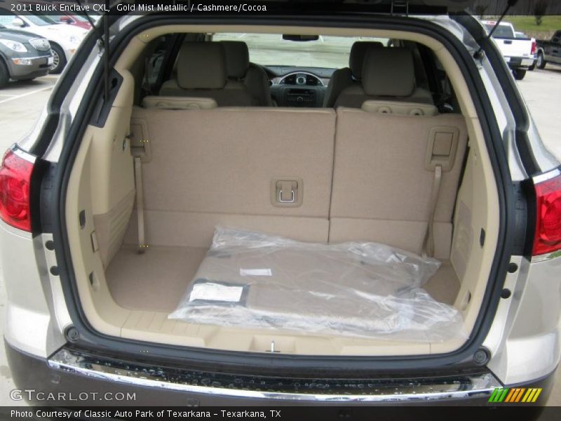 Gold Mist Metallic / Cashmere/Cocoa 2011 Buick Enclave CXL