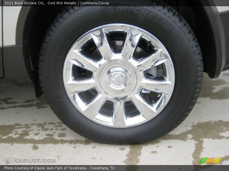 Gold Mist Metallic / Cashmere/Cocoa 2011 Buick Enclave CXL