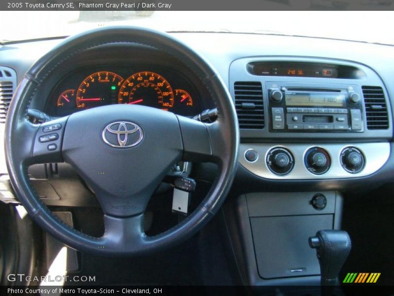 Phantom Gray Pearl / Dark Gray 2005 Toyota Camry SE