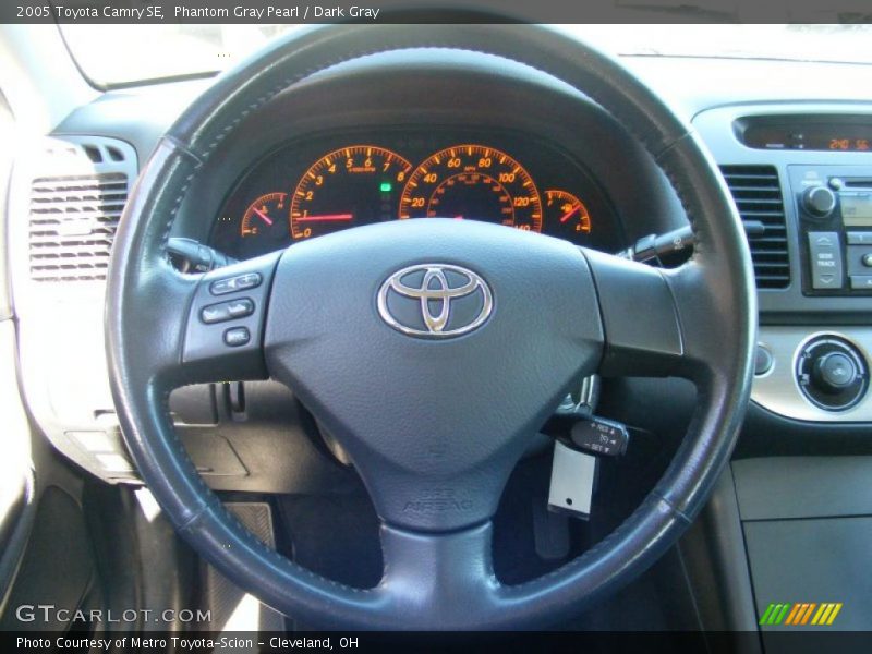 Phantom Gray Pearl / Dark Gray 2005 Toyota Camry SE