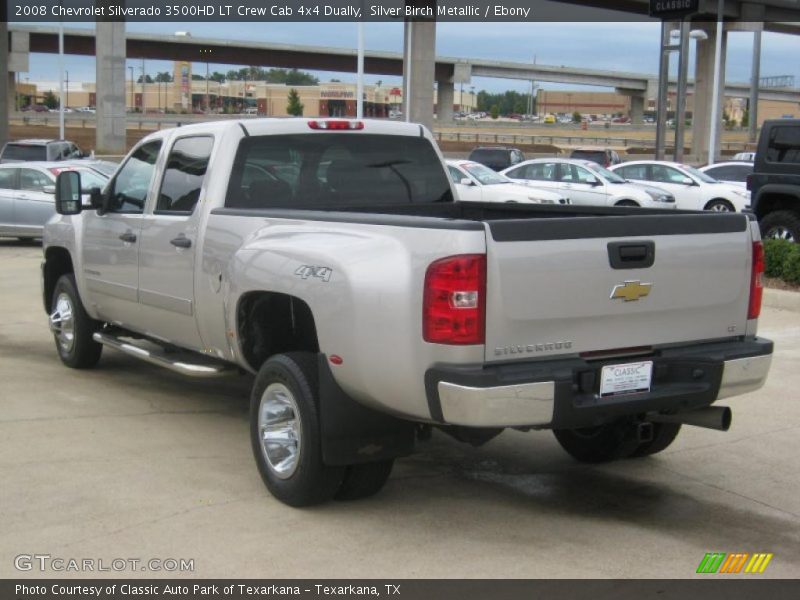 Silver Birch Metallic / Ebony 2008 Chevrolet Silverado 3500HD LT Crew Cab 4x4 Dually