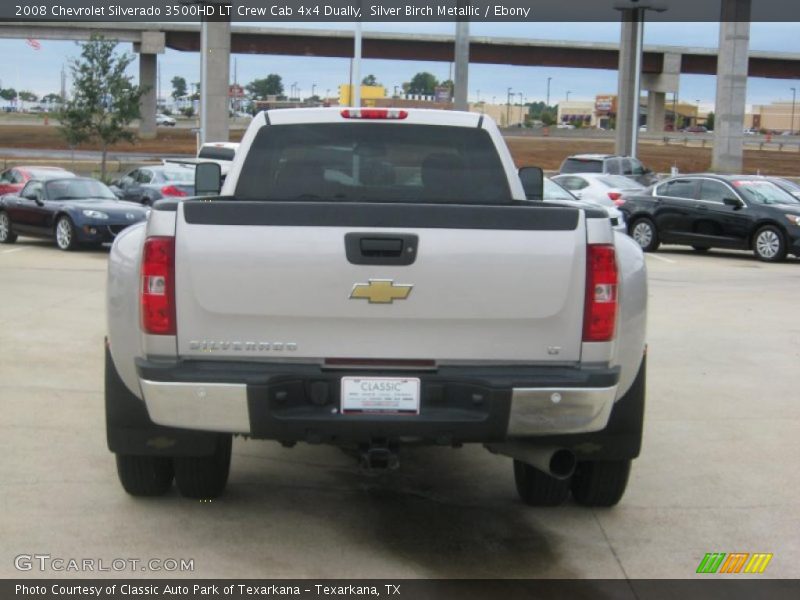 Silver Birch Metallic / Ebony 2008 Chevrolet Silverado 3500HD LT Crew Cab 4x4 Dually